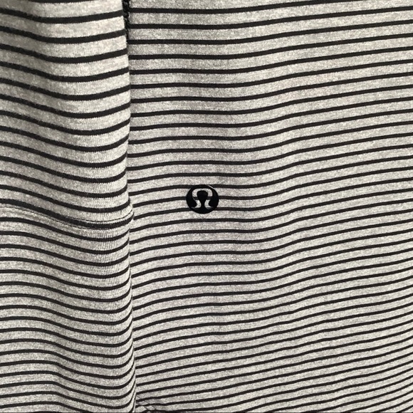 Lululemon Stiped Awesoma V-Neck Henley Top - Picture 4 of 6